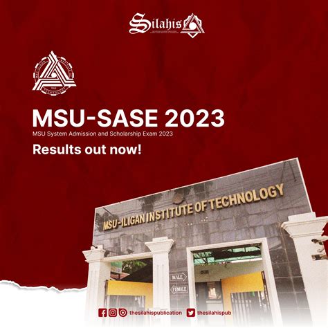 mindanao state university sase result 2024|System Admission and Scholarship Examination .